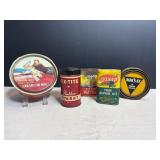 Vtg Collectable tins - tire patch - polish