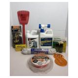 House wash, plastic clothesline & misc