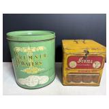 Vtg Collectable Biscuit & wafer tins