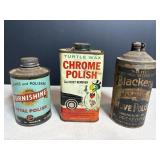 Vtg Collectable Polish tins