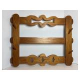 Wooden gun rack 30.5" x 2.5" x 24.5"