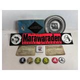 Vtg Marlboro ashtray, Illinois deer harvest