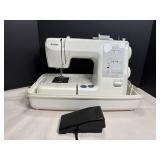 Kenmore sewing machine with hard cover case