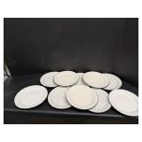 Vintage Enamelware Plates 8.5' Dia