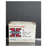 Winchester Super X 20ga 2-3/4 Max Load Shells