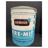 Vintage Armour Kre Mit  Tin 16' Dia 20'H