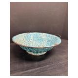 Enamelware Strainer 11.5' Dia 3.5'H