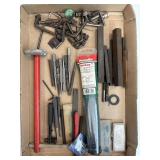 Punches, Drill Chuck Key & Misc