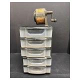 Vintage Pencil Sharpener & Organizer