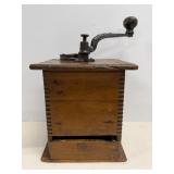 Vintage Wood Coffee Grinder