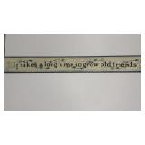 Friends Wood Sign 36'x4.25