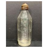 Vintage Pyrex Glass Baby Bottle USA 7'H 2' Dia
