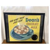 Deans Chocolate Milk Framed Picture 30'x24'H