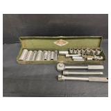 Vintage SK Tools 1/4' Drive Socket Set & Misc
