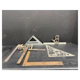 Vintage Combination Squares, Master Mechanic