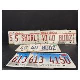 License Plate Sets