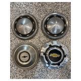 Vintage Chevy Hub Caps