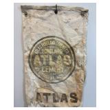 Vintage Atlas Cement Bag