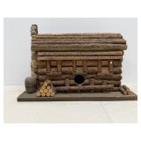 Log Cabin Bird House 10'x6'x7'H