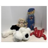 Handmade Bean Frog, Cat & Misc