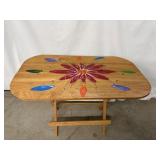 Folding Side Table 28'x17'x19'H