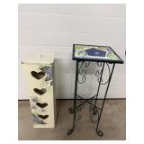 27'H Plant Stand & Misc
