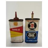 Vintage Shell Handy & 3 in 1 Oil Cans