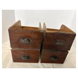 Vintage Desk Drawers 7'x11.5'x5'H