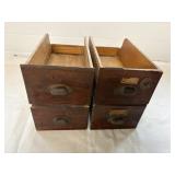 Vintage Desk Drawers 7'x15.5'x5'H