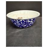Enamelware Bowl 8.5' Dia 3'H