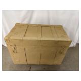 Vintage Wheeled Trunk 26'x14.5'x20'H