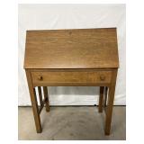 Vintage Oak Secretary with Drawer 30'x14'x40'H
