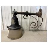 Vintage Outdoor Iron Sconce 26'x21'H