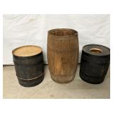 Small Wood Barrels