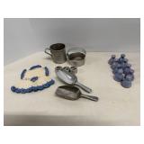 Measuring Cup, Cookie Cutters & Salt & Peppers