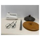 Betty Crocker Hand Mixer, Meat Fork & Misc