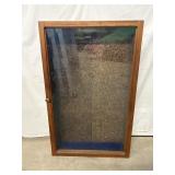 Cork Backed Display Case 24'x40'x7'