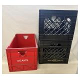 Deans Foods Milk Crates