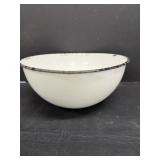 Enamelware Bowl 11.25' Dia 5'H