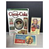 Coca Cola price guide book & score pad &...