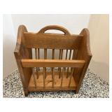 Vtg magazine rack