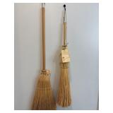 Vtg Village Broom Company brooms
