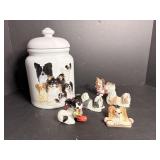 Dog treat canister, Sandicast Shihtzu 3'..