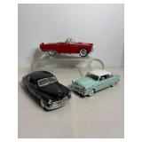 Vtg 1:18 scale 1956 Thunderbird, 1953 Ford...