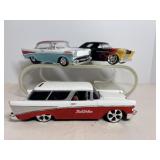 Vtg 1955 Chevy & (2) 1957 Chevys