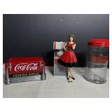 Vtg Coca Cola Juke Box broken hand & misc
