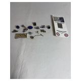 Lapel pins, Harry Carry Chicago cubs pin, & car