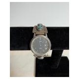 Non working Timex watch with sterling trim ..