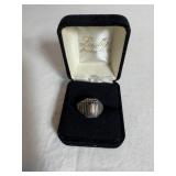 1933 Class ring sterling silver with gold ...