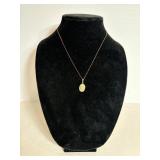 Chain & pendant both 14Kt gold